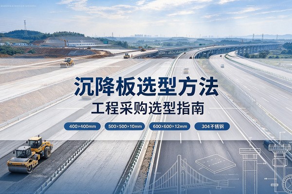淇滨沉降板选择方法