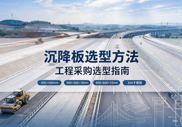 淇滨沉降板选择方法